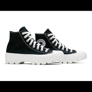 Womens Chuck Taylor All Star High Lugged black